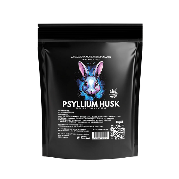 Psyllium Husk en Polvo Puro Zaragatona x 150g