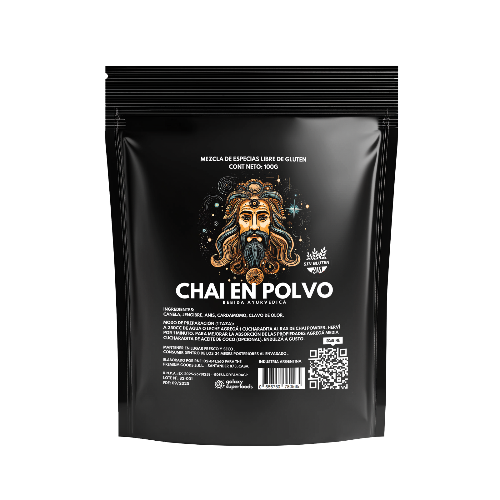 ANMAT DOYPACK CHAI EN POLVO 100G