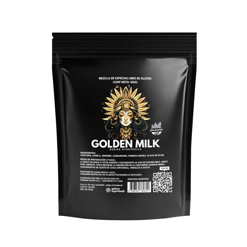 Golden Milk — presentación Galaxy